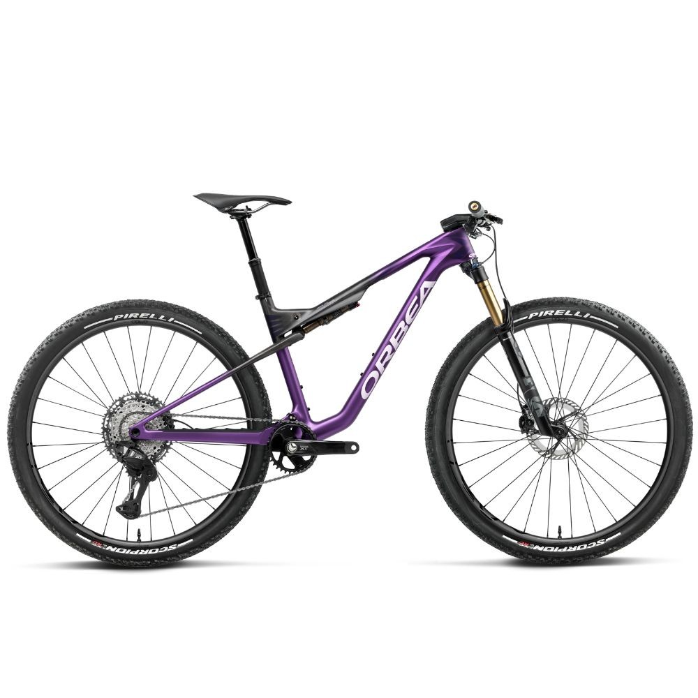 Bicicleta Orbea OIZ M-PRO Royal Plum - Diamond Black Carbon View (Matt)