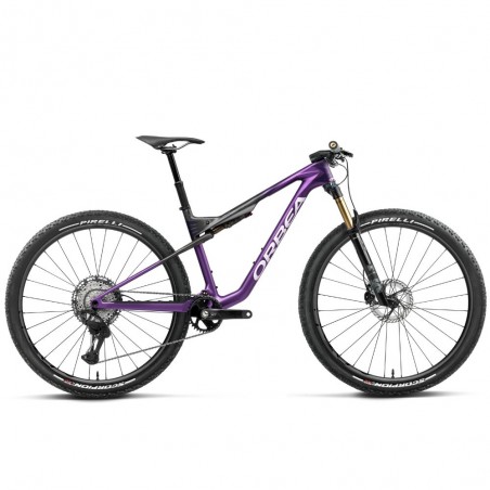 Bicicleta Orbea OIZ M-PRO Royal Plum - Diamond Black Carbon View (Matt)