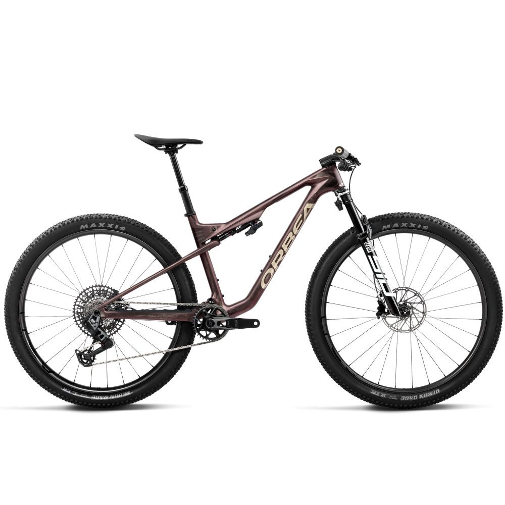 Bicicleta Orbea OIZ M10 AXS Burning Ashes C. View (Matt) - Ivory White (Gloss)