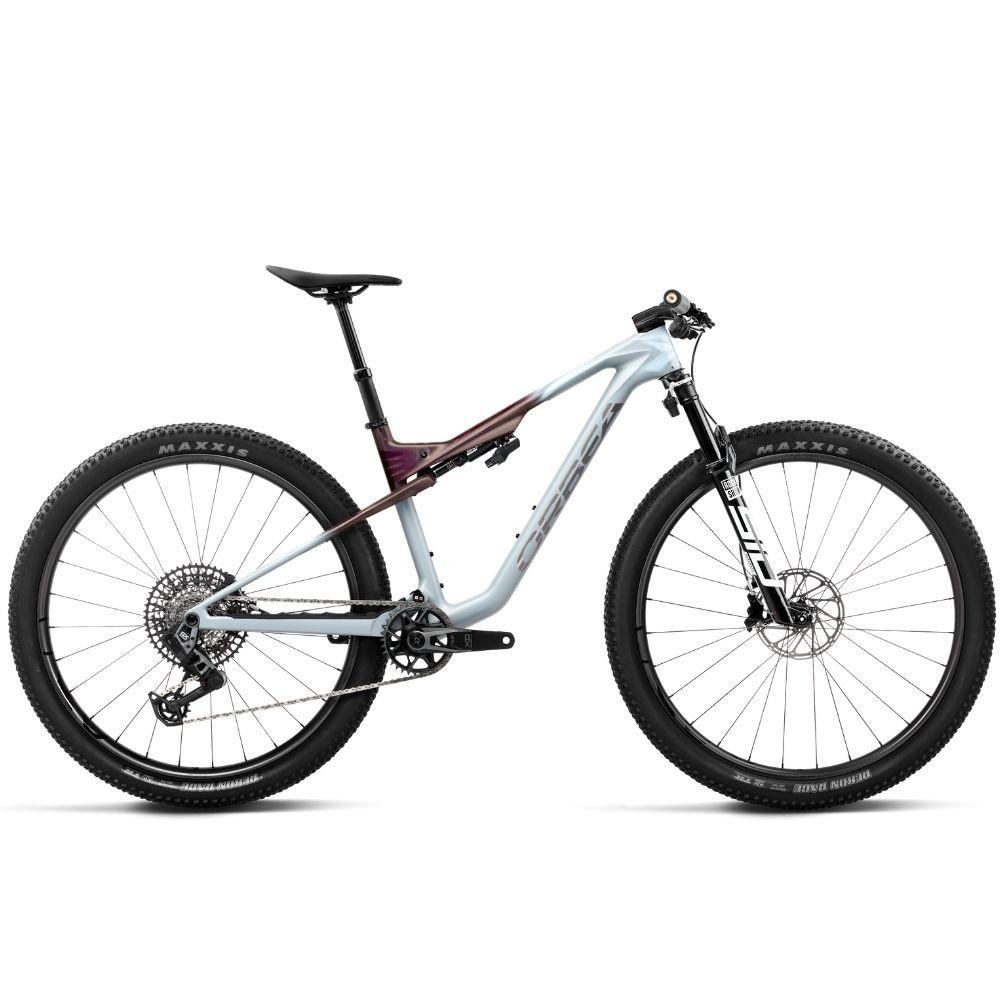 Bicicleta Orbea OIZ M10 AXS Frozen Concrete - Sunset Carbon View (Matt)