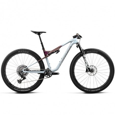 Vélo Orbea OIZ M10 AXS Frozen Concrete - Sunset Carbon View (mat)