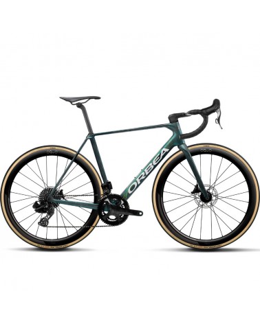 Bicicleta Orbea ORCA M22 LTD PWR Escape Green - Carbon View Matt
