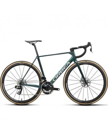 Bicicleta Orbea ORCA M11e LTD PWR Escape Green - Carbon View Matt