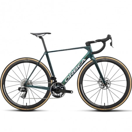 Bicicleta Orbea ORCA M11e LTD PWR Escape Green - Carbon View Matt