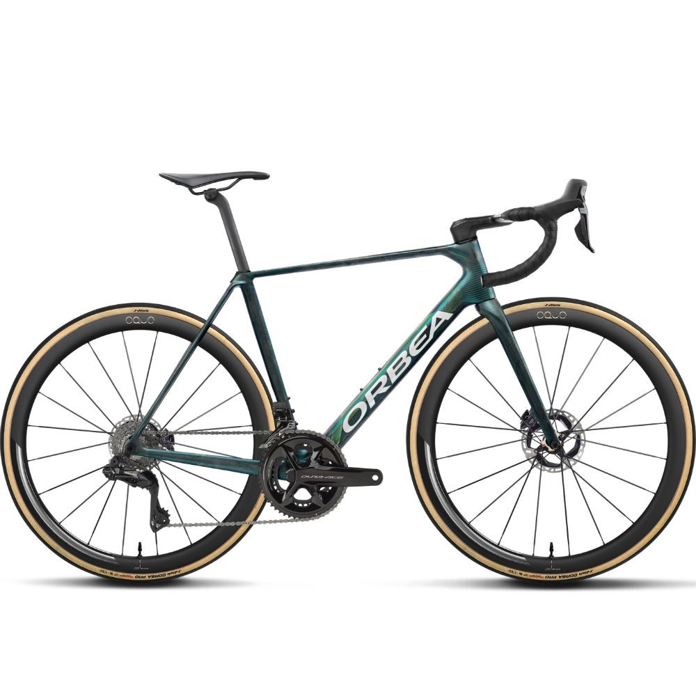 Bicicleta Orbea ORCA M10i LTD PWR Escape Green - Carbon View Matt