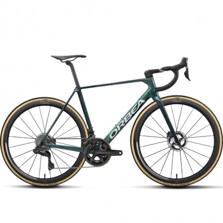 Vélo Orbea ORCA M10i LTD PWR Escape Green - Carbon View Matt