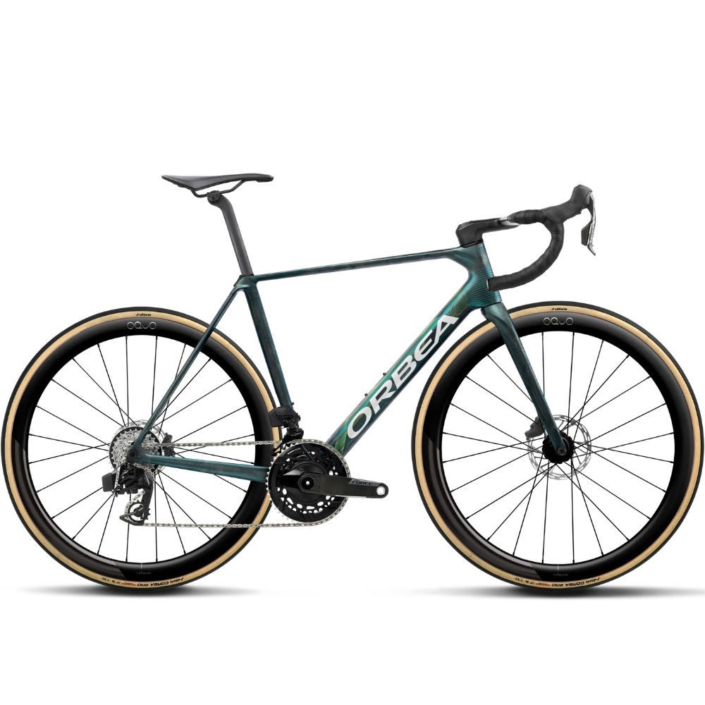 Bicicleta Orbea ORCA M21e LTD PWR Escape Green - Carbon View Matt