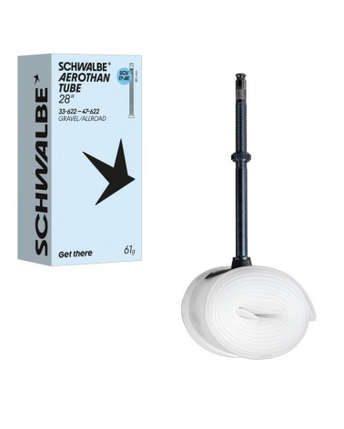 Chambre à air Schwalbe Aerothan 28" Presta Clik Valve 80 mm 33-47