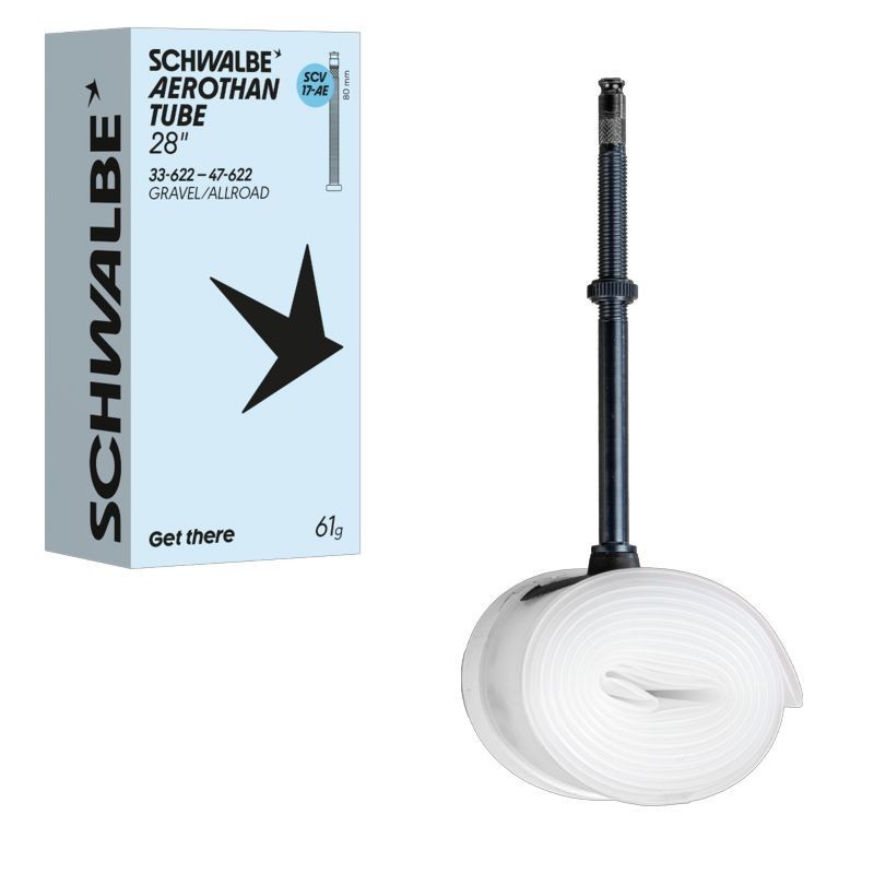 Chambre à air Schwalbe Aerothan 28" Presta Clik Valve 80 mm 33-47