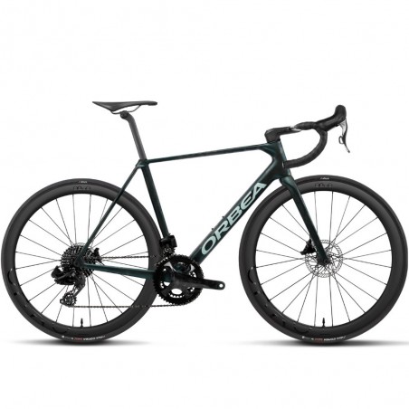 Vélo Orbea ORCA M22 TEAM Escape Green - Carbon View Matt
