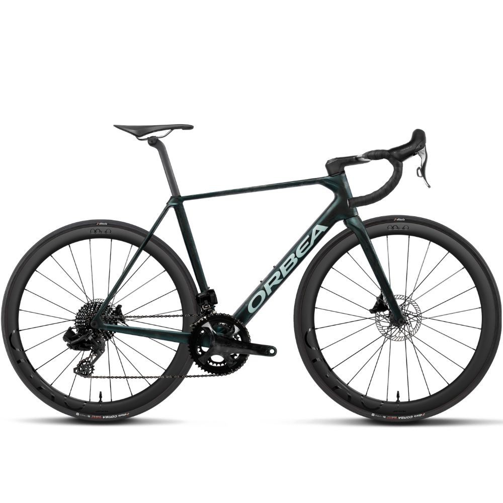 Bicicleta Orbea ORCA M22 TEAM Escape Green - Carbon View Matt