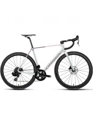 Vélo Orbea ORCA M22 TEAM Iris White (brillant) - Lilac (mat)