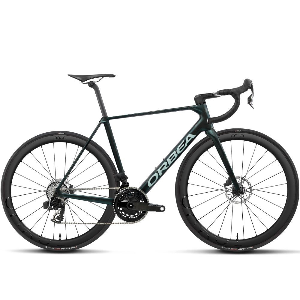 Bicicleta Orbea ORCA M21e TEAM Escape Green - Carbon View Matt