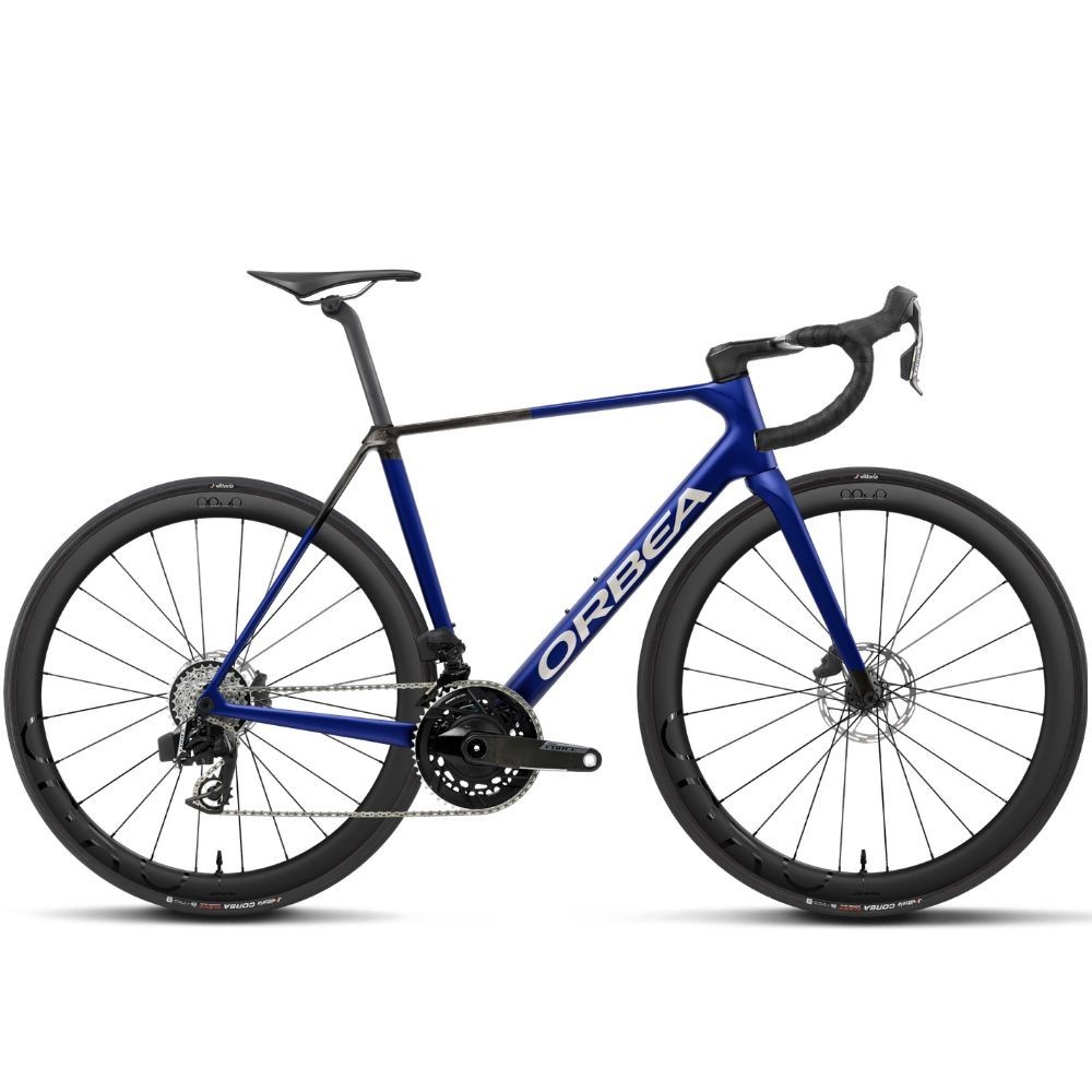 Bicicleta Orbea ORCA M21e TEAM Cobalt Blue - Carbon Raw (Matt)