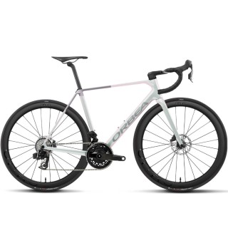 Vélo Orbea ORCA M21e TEAM Iris White (brillant) - Lilac (mat)