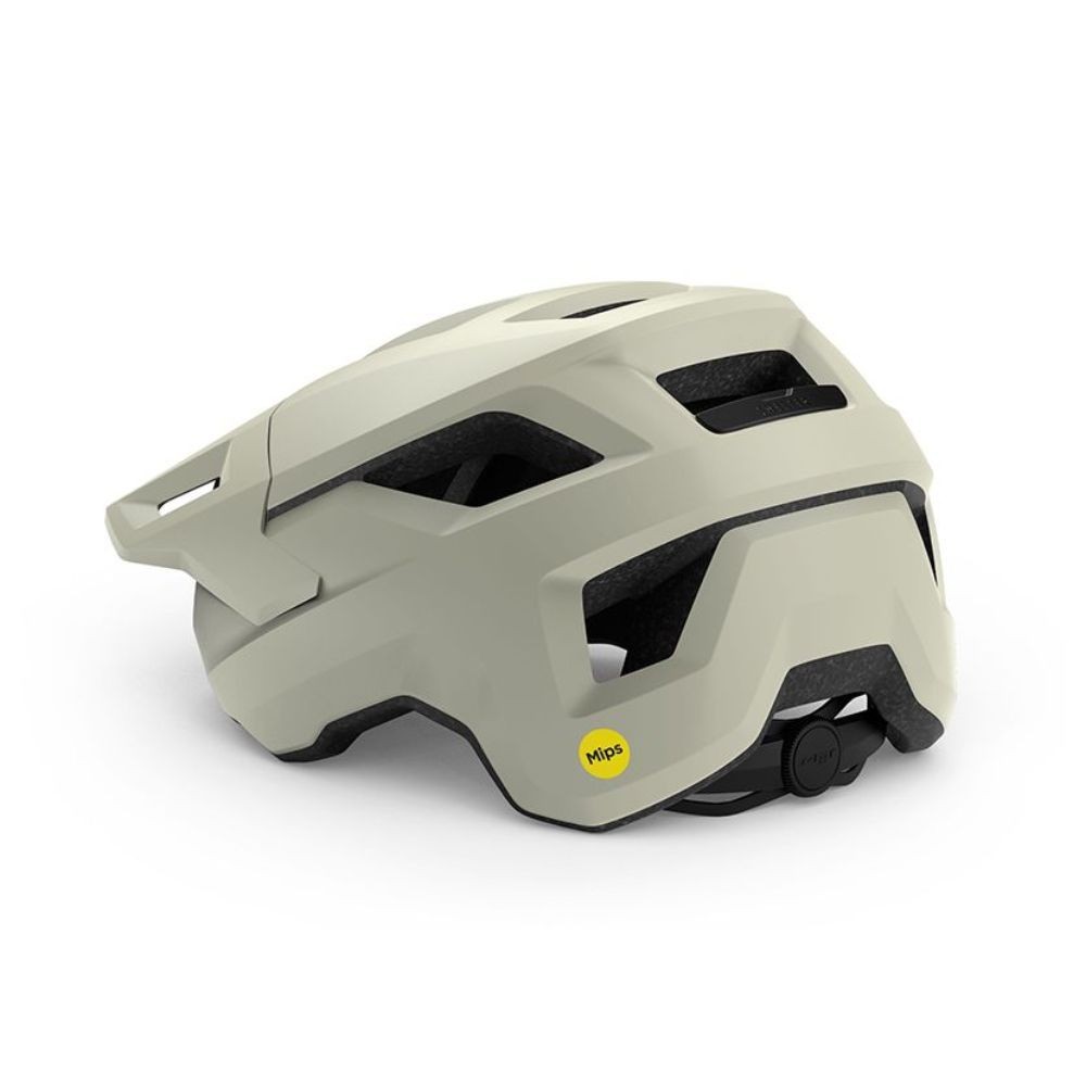 Casco Met Shelter mips blanco crudo mate