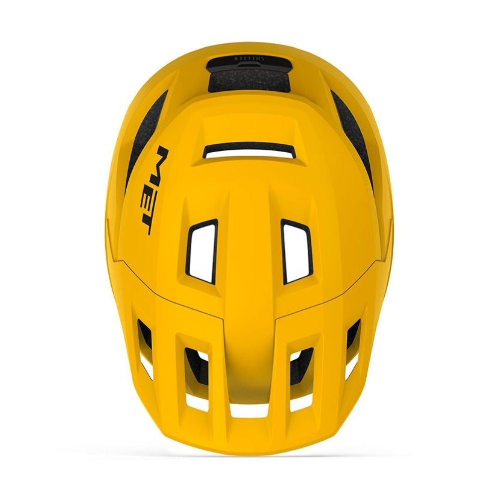 Casque Met Shelter MIPS jaune mat
