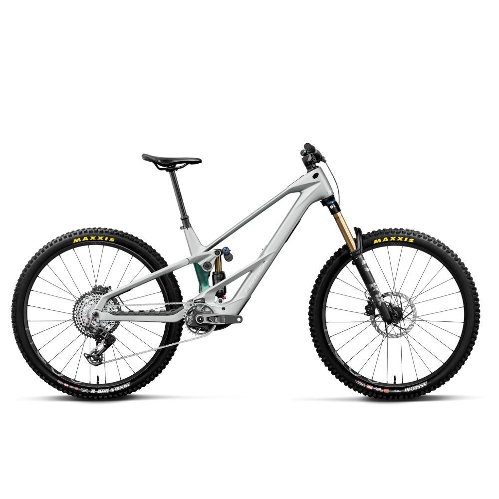 Bicicleta Orbea WILD LT M-TEAM RS Smooth Silver (Matt) - Escape Green C. View (Gloss)