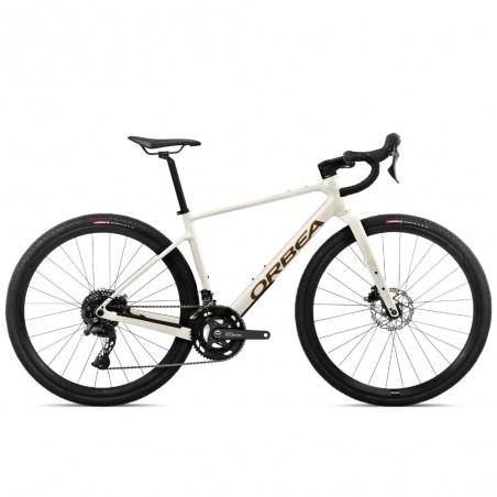 Vélo Orbea TERRA H50 Blanc ivoire - Vert olive métallisé (brillant)
