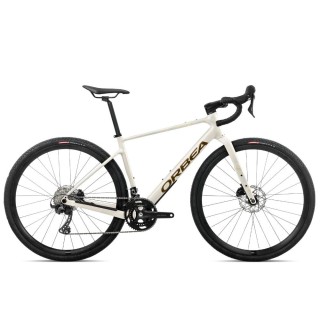 Vélo Orbea TERRA H30 Blanc ivoire - Vert olive métallisé (brillant)