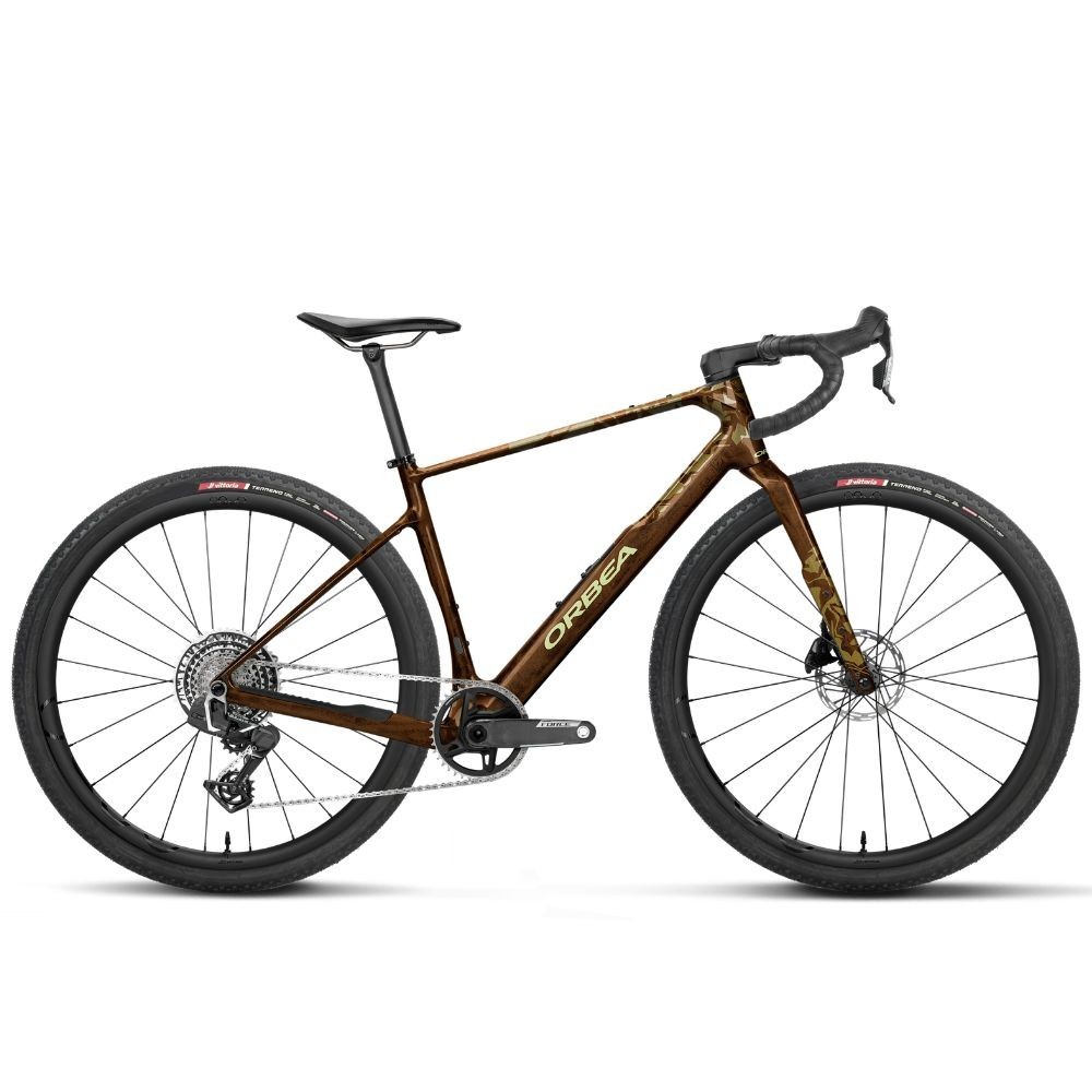 Orbea TERRA M21eTEAM 1X Caramel Carbon View (brillant)