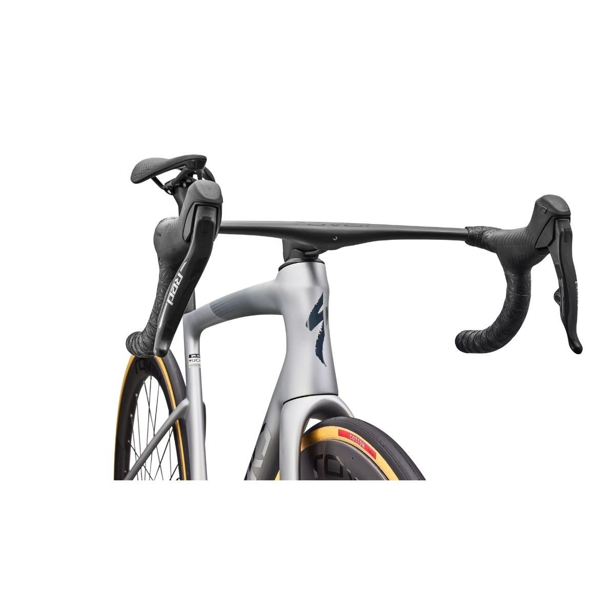 Bicicleta Specialized S-Works Tarmac SL9 SRAM RED AXS Satin Silver Dust/Gloss Chrome