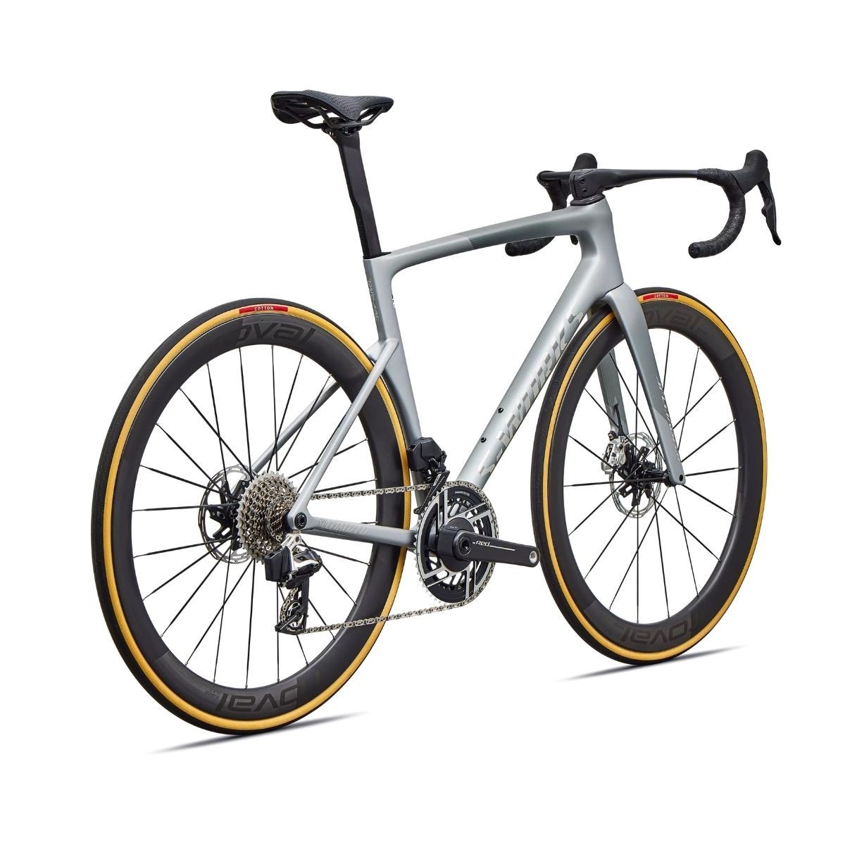 Bicicleta Specialized S-Works Tarmac SL9 SRAM RED AXS Satin Silver Dust/Gloss Chrome