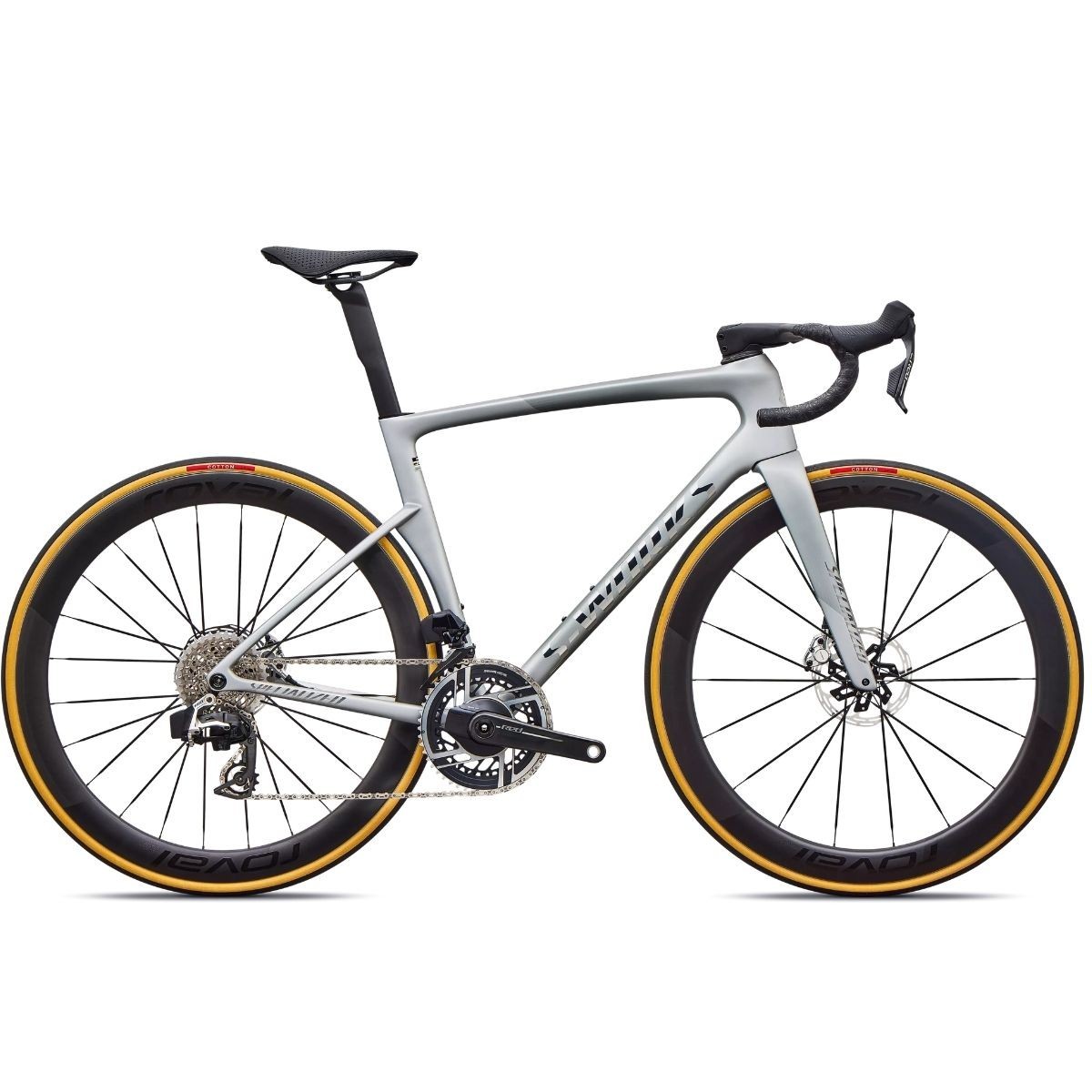 Vélo Specialized S-Works Tarmac SL9 SRAM RED AXS Satin Silver Dust/Gloss Chrome