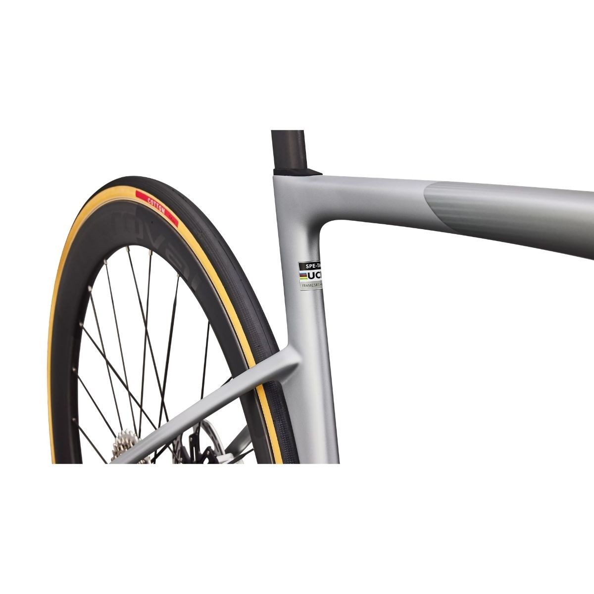 Bicicleta Specialized S-Works Tarmac SL9 SRAM RED AXS Satin Silver Dust/Gloss Chrome