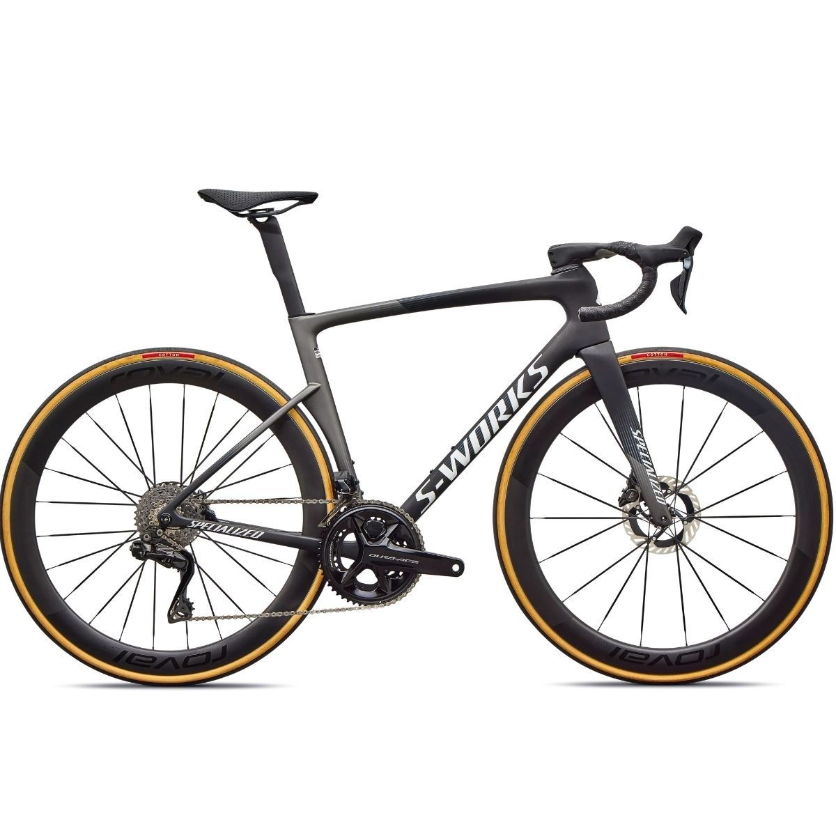 Vélo Specialized S-Works Tarmac SL9 Shimano Dura-Ace Di2, carbone brillant/blanc brillant