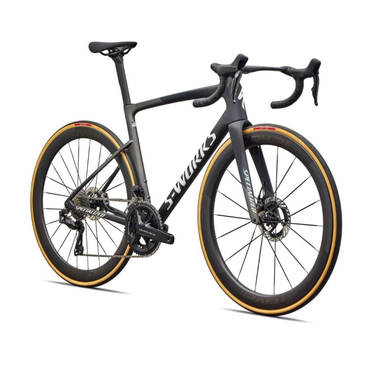 Vélo Specialized S-Works Tarmac SL9 Shimano Dura-Ace Di2, carbone brillant/blanc brillant