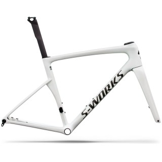 Cuadro Specialized S-Works Tarmac Sl9: Carbono Fact 12R White Silver Metallic/Obsidian Metallic