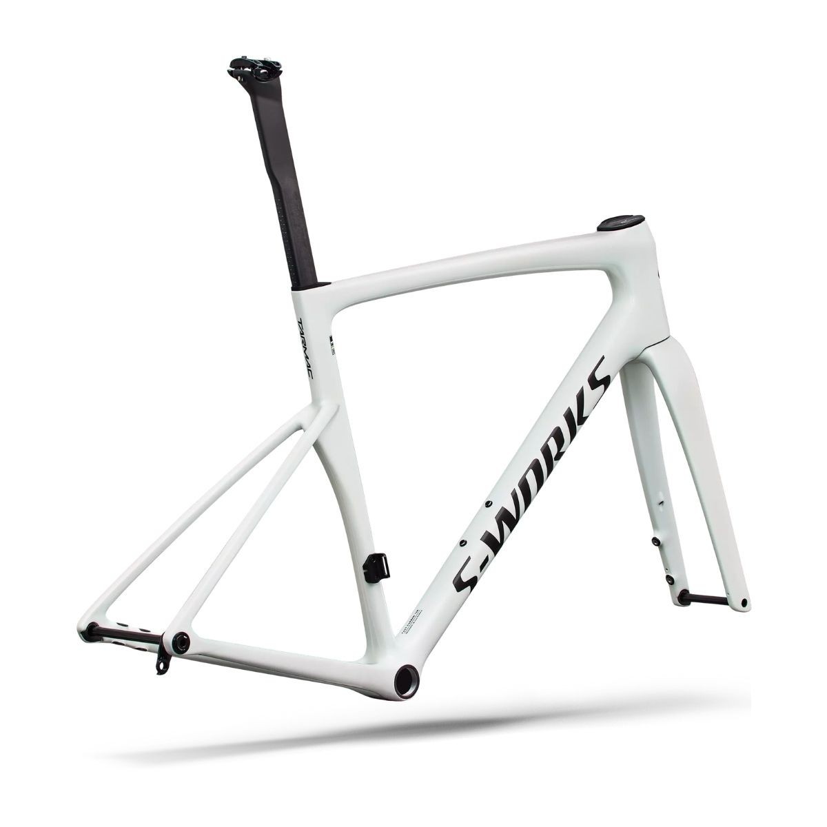 Cuadro Specialized S-Works Tarmac Sl9: Carbono Fact 12R White Silver Metallic/Obsidian Metallic