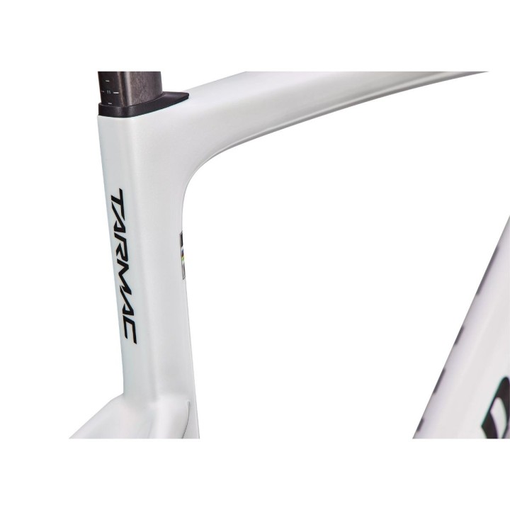 Cuadro Specialized S-Works Tarmac Sl9: Carbono Fact 12R White Silver Metallic/Obsidian Metallic