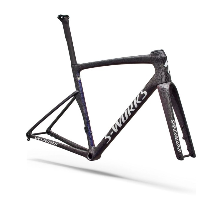 Cuadro Specialized S-Works Tarmac Sl9 Carbono Fact 12R Gloss Carbon/Red To Blue Pearl/White
