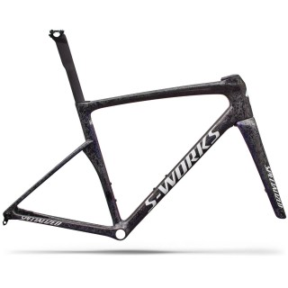 Cadre Specialized S-Works Tarmac SL9 Carbono Fact 12R Gloss Carbon/Red To Blue Pearl/White