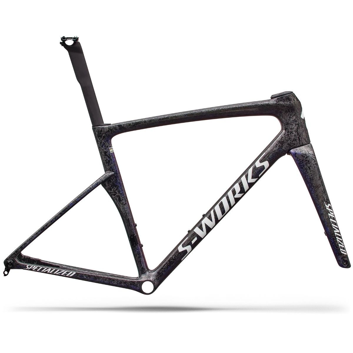 Cadre Specialized S-Works Tarmac SL9 Carbono Fact 12R Gloss Carbon/Red To Blue Pearl/White