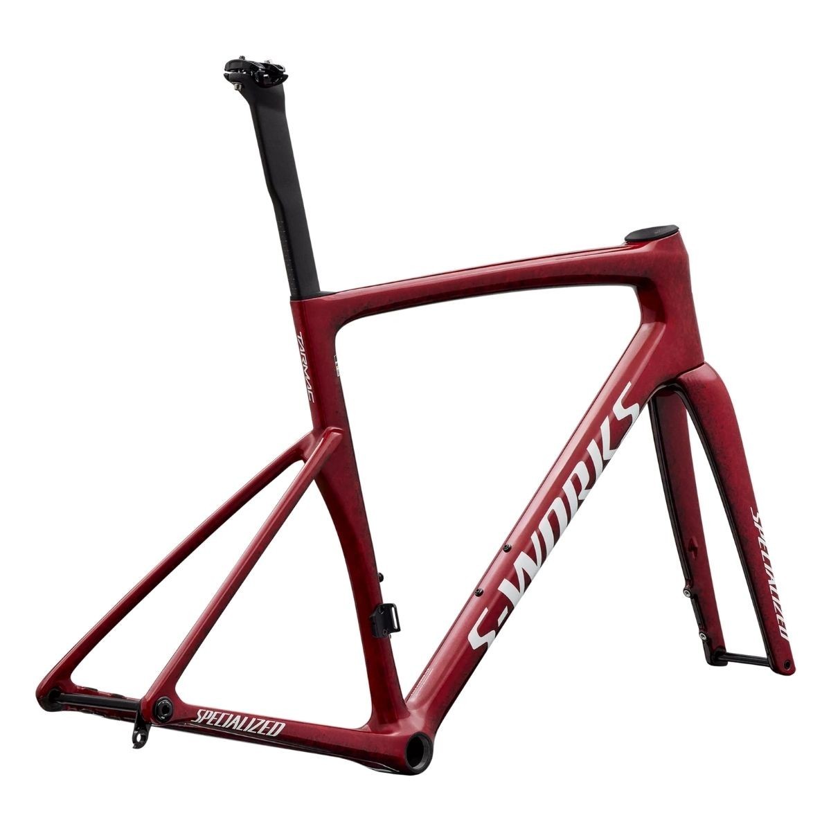 Cadre Specialized S-Works Tarmac SL9 Carbono Fact 12R Vivid Red/White Silver Metallic