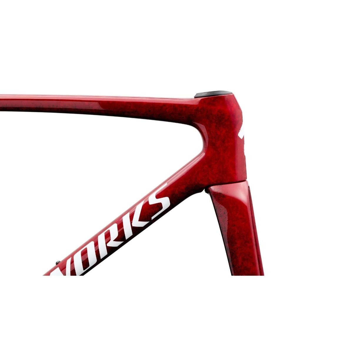 Cadre Specialized S-Works Tarmac SL9 Carbono Fact 12R Vivid Red/White Silver Metallic