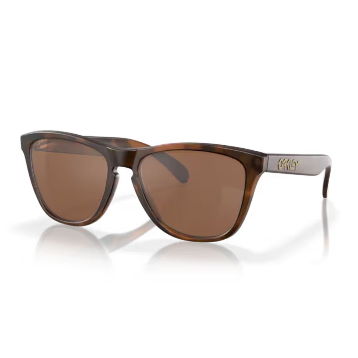 Lunettes Oakley Frogskins Verres tungsten/Montura matte brown tortoise