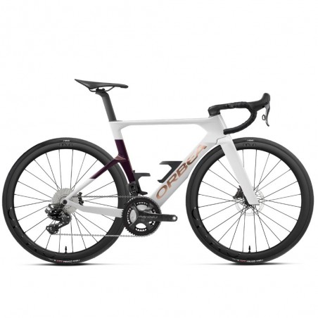 Vélo Orbea Orca Aero M22 Ltd Golden Off White - Sunset (brillant)