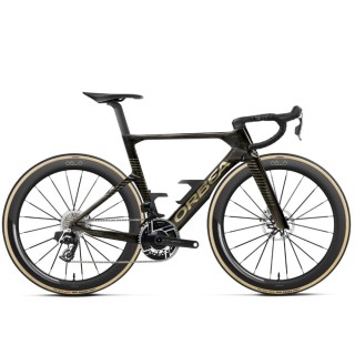 Vélo Orbea Orca Aero M11E Ltd Pwr Magic Gold C. View - Titane (brillant)