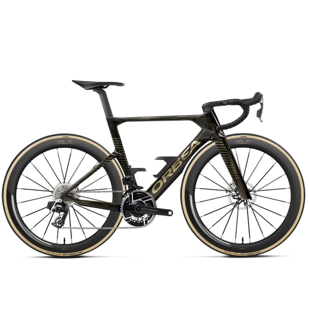 Bicicleta Orbea Orca Aero M11E Ltd Pwr Magic Gold C. View - Titanium (Gloss)