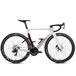 Vélo Orbea Orca Aero M21E Ltd Golden Off White - Sunset (brillant)