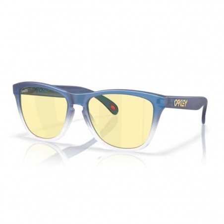 Gafas Oakley Frogskins x Fortnite Lentes prizm gaming 2.0/Montura matte cyan/blue/clear shift fade
