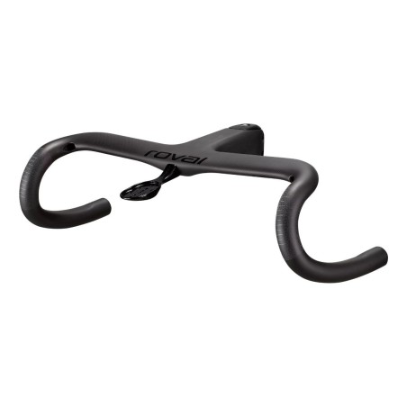 Guidon Roval Terra en carbone satiné / noir brillant
