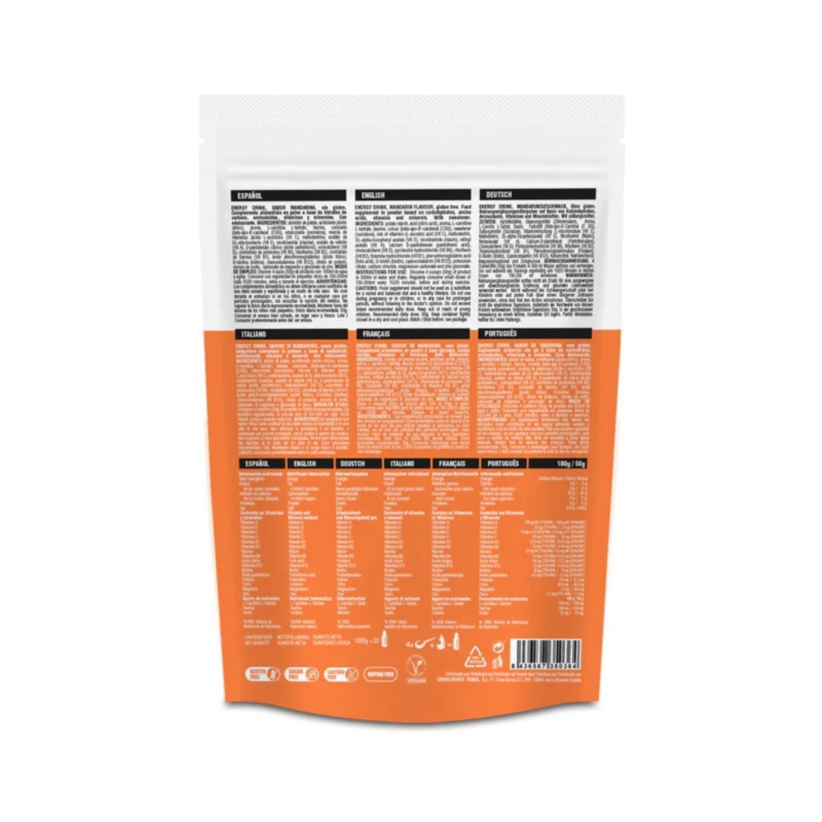 Boisson énergisante  226ERS Energy Drink Mandarine 1 000 g.