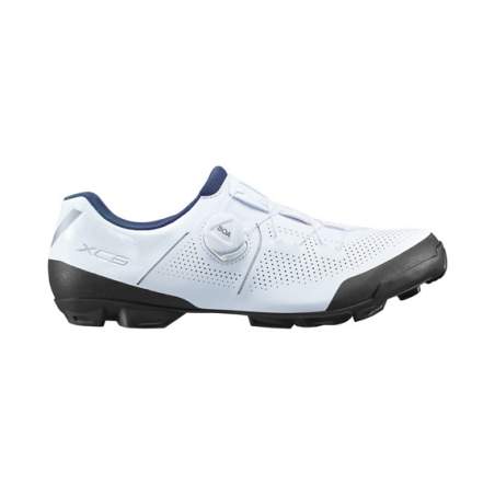 Zapatillas Mtb Shimano XC302 Horma Ancha Blanco