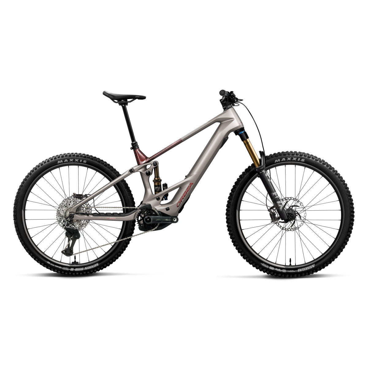 Vélo Orbea WILD TR M-TEAM Desert Rose (mat) - Burning Ashes C. View (brillant)
