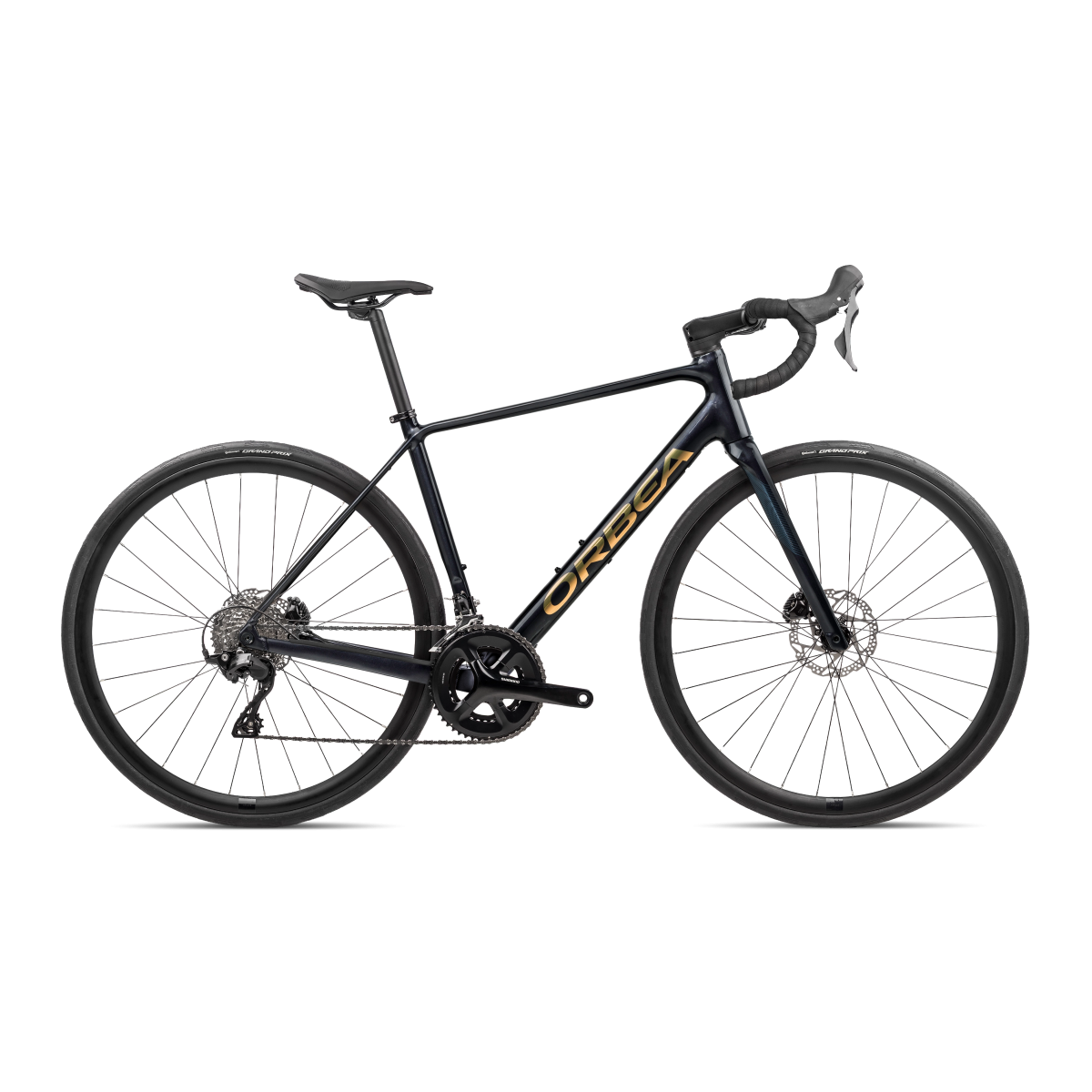 Vélo Orbea Avant H30 Diamond Black - Titan Gold (Brillant)